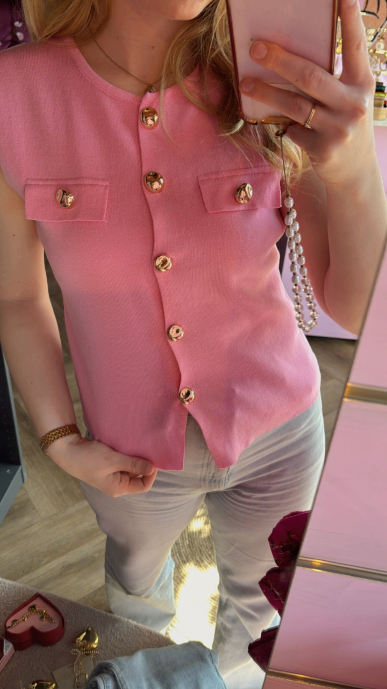 Shirt Bowie pink