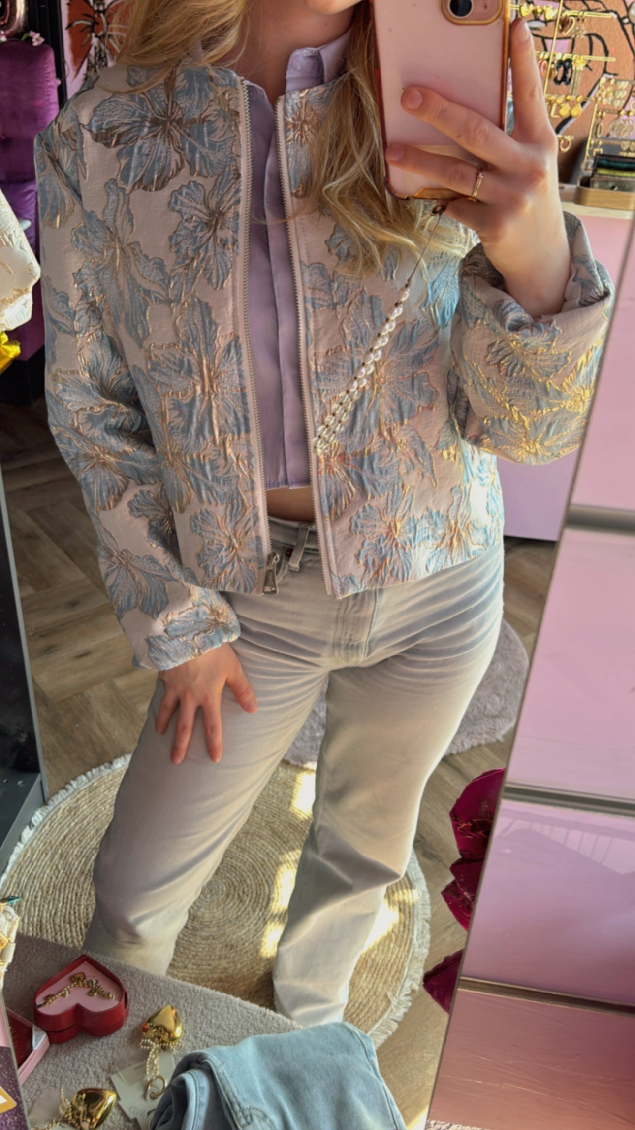 Jasje bloom blauw