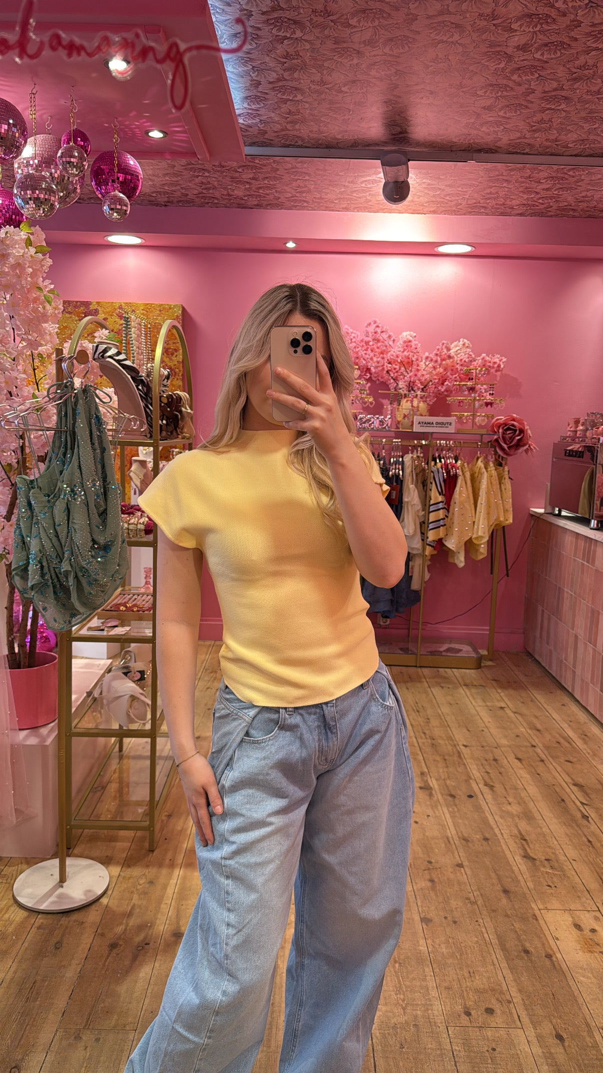 Top Kristy yellowπ