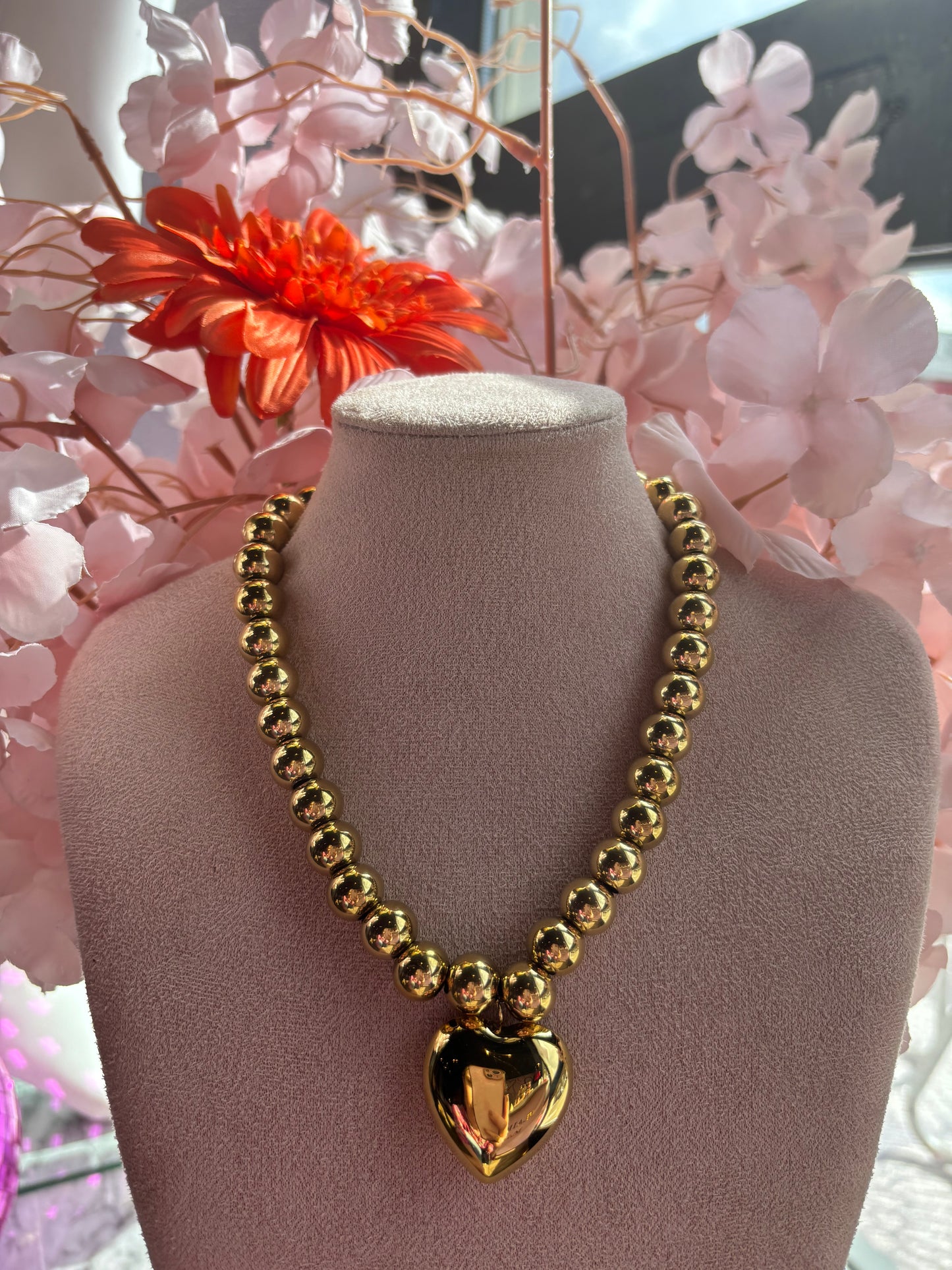 Ketting hart goud