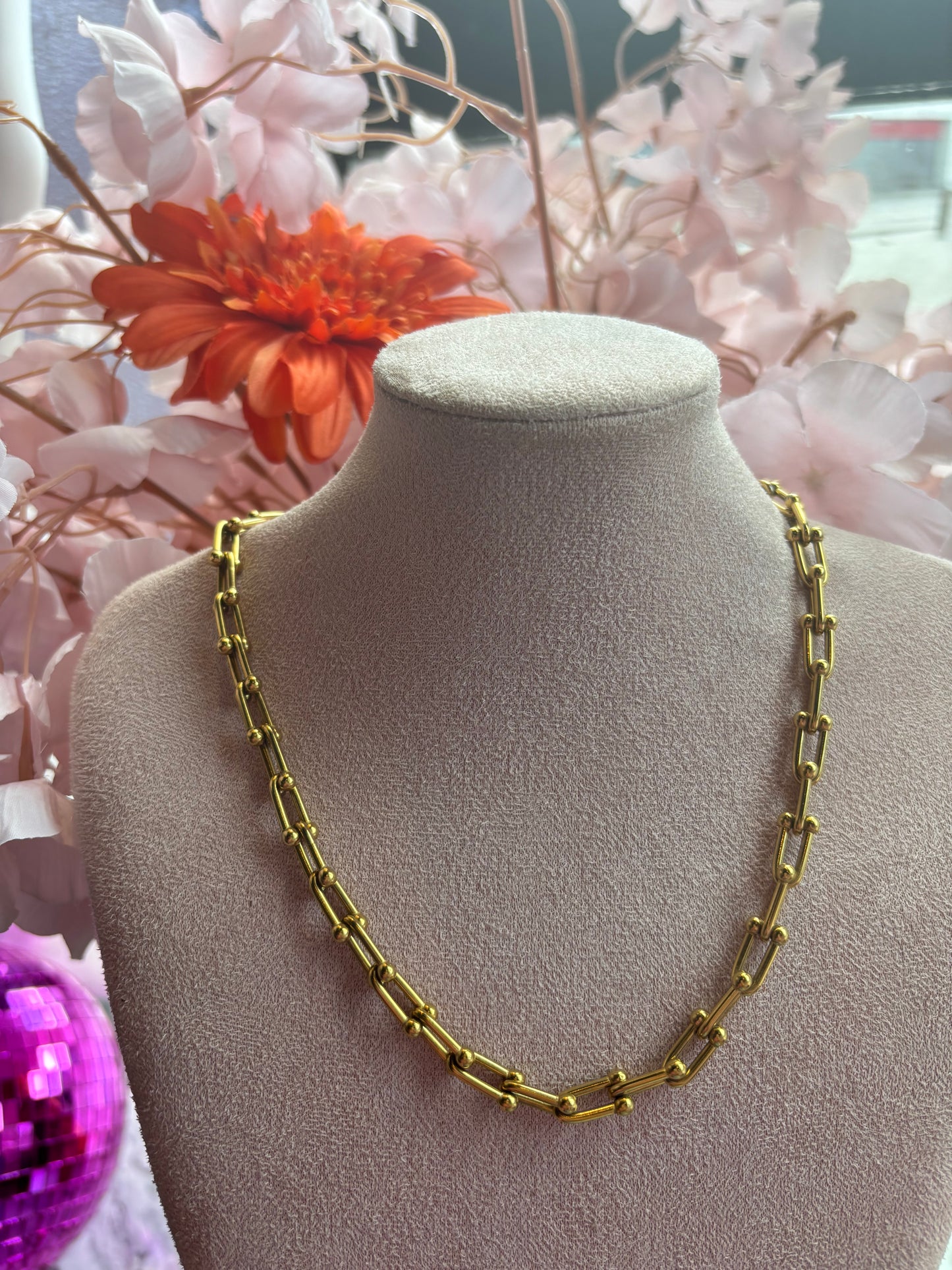 Ketting basic goud