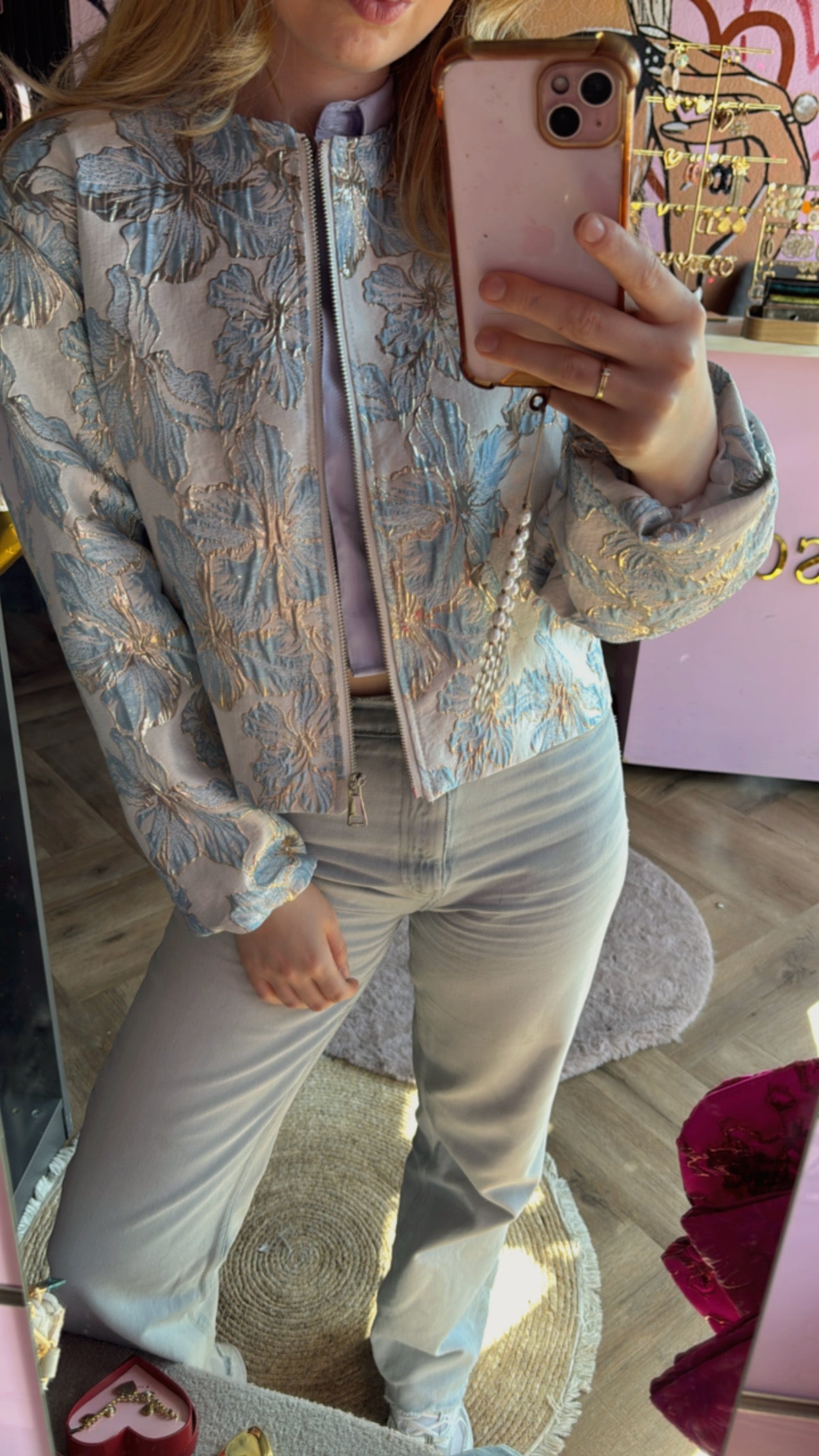Jasje bloom blauw