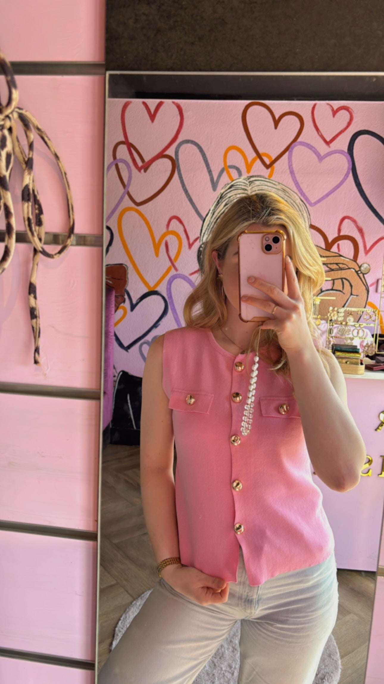 Shirt Bowie pink