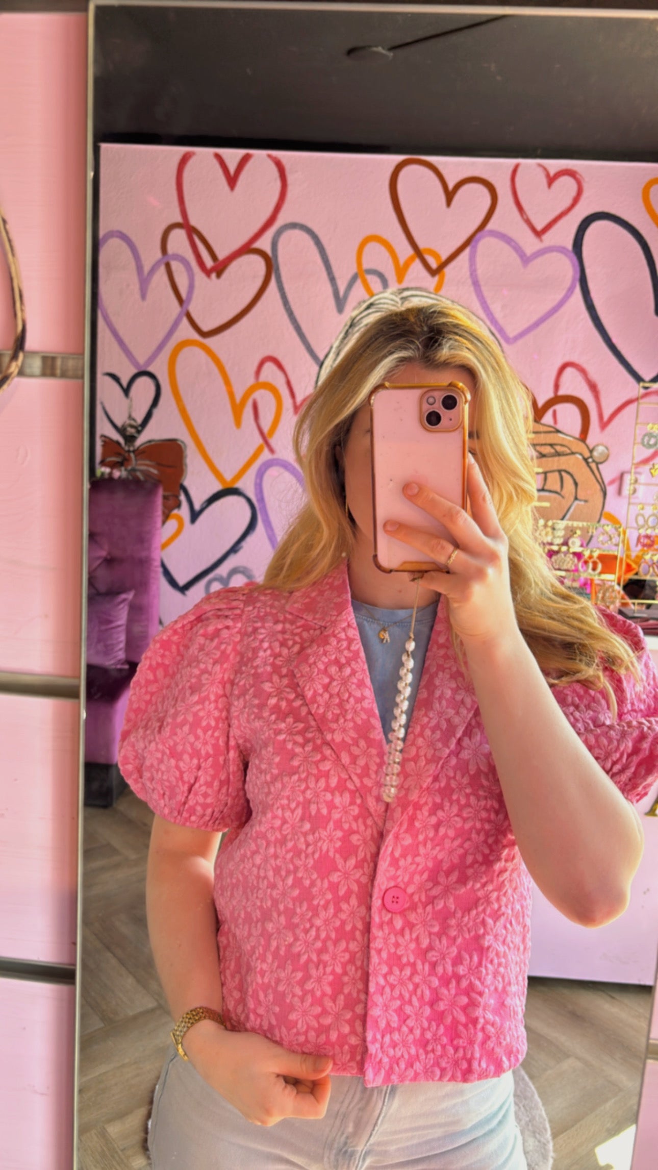 Blazer Bloom Pink