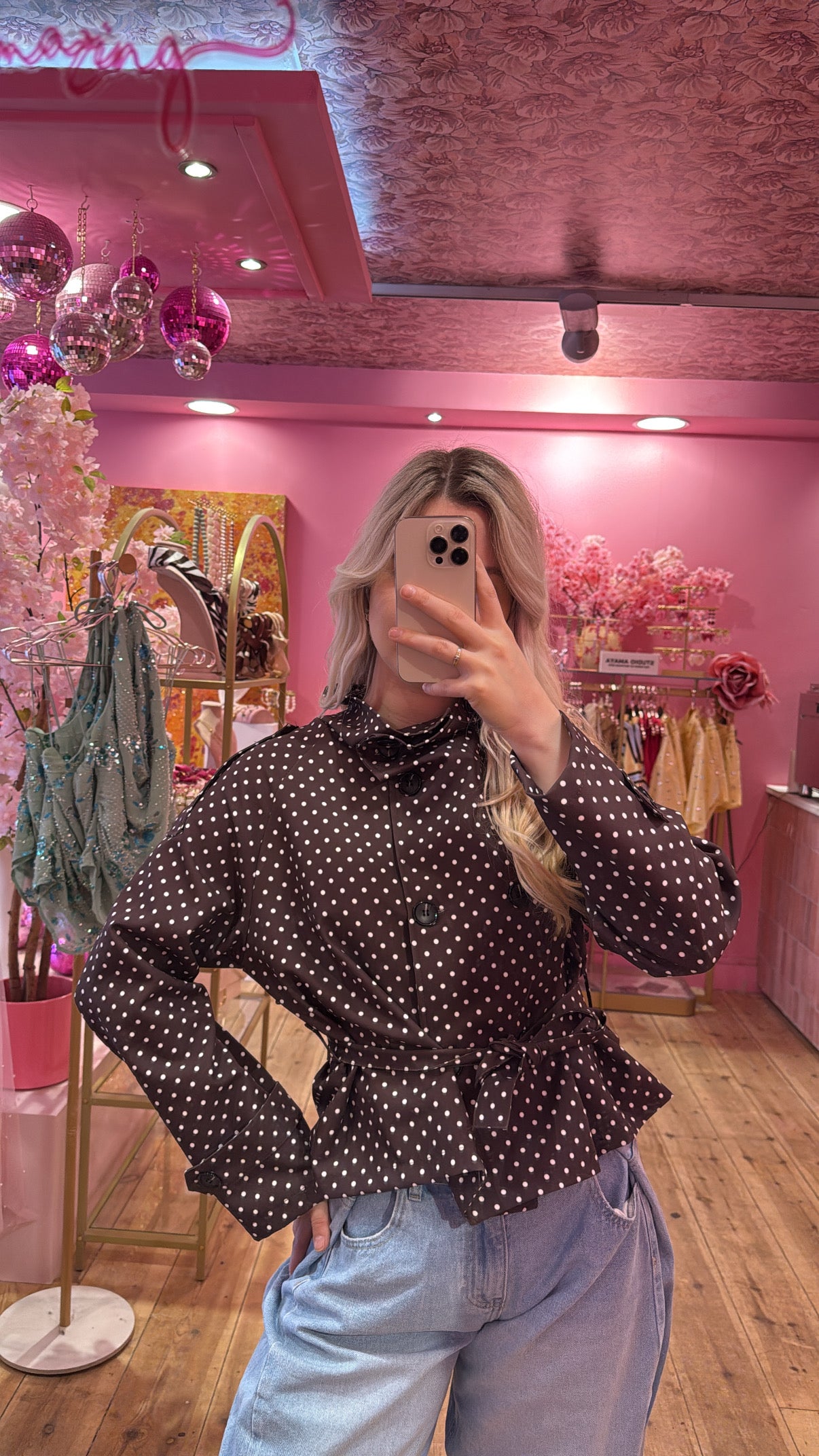 Trechcoat Polka Dots