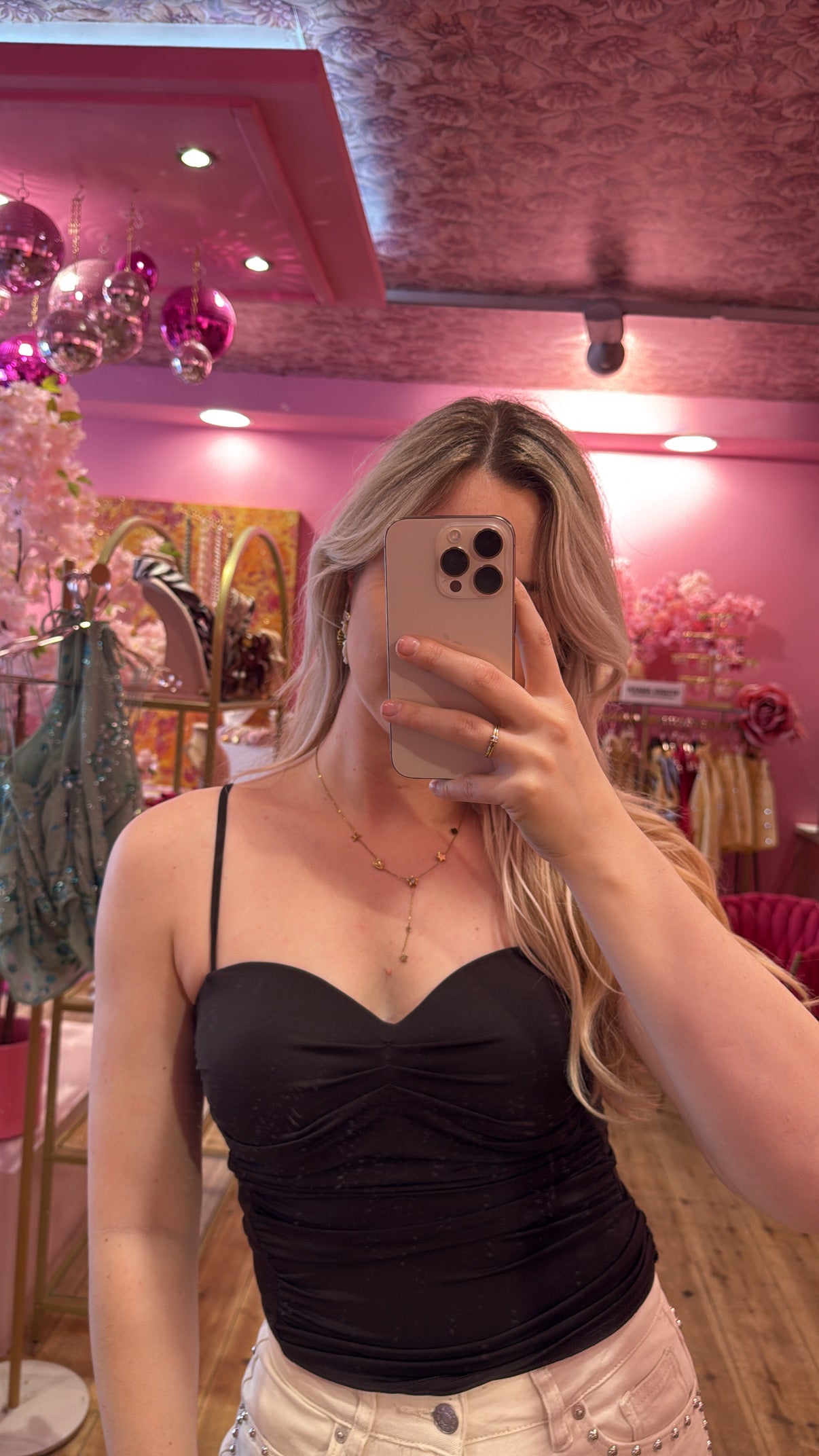 Top Gina donkerbruin