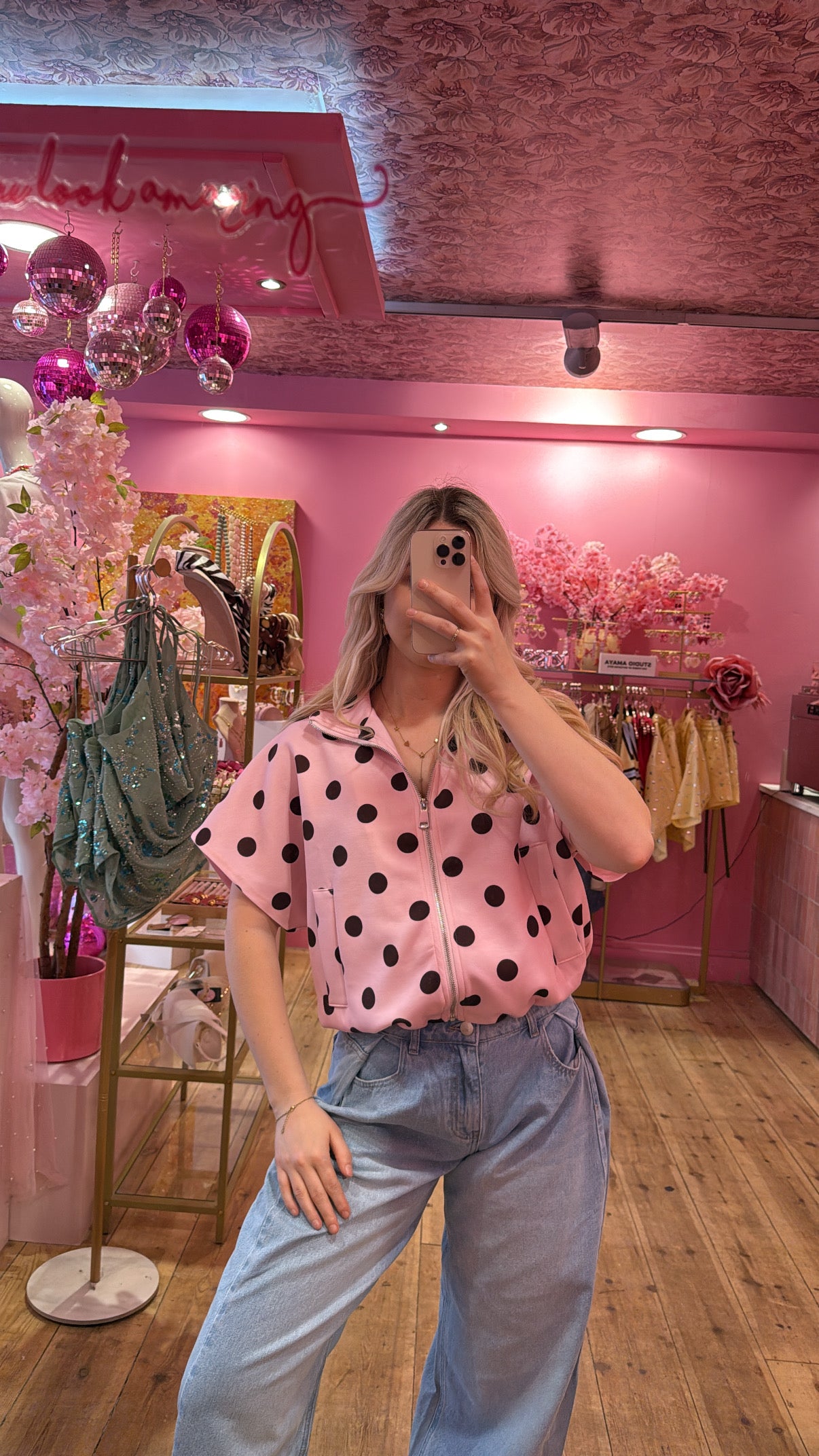 Jasje Polka roze