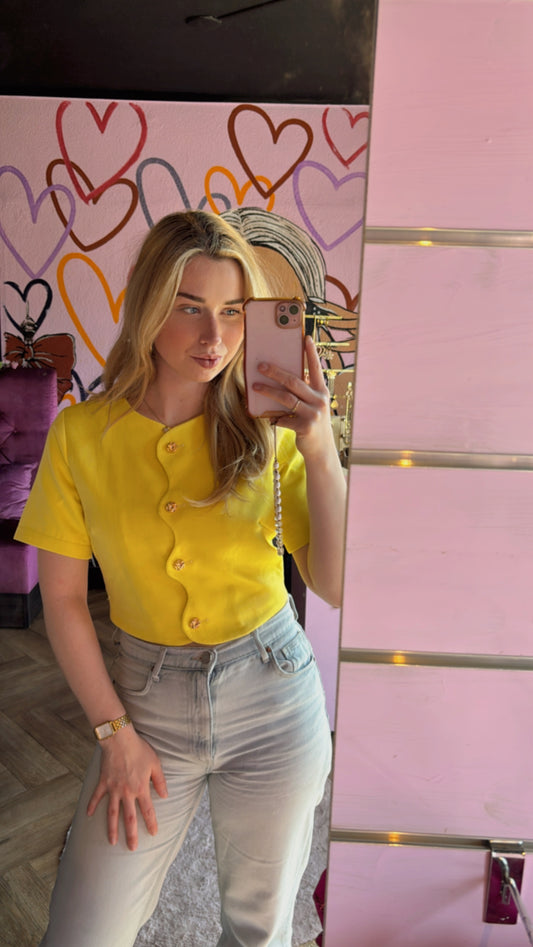 Vest Mila geel