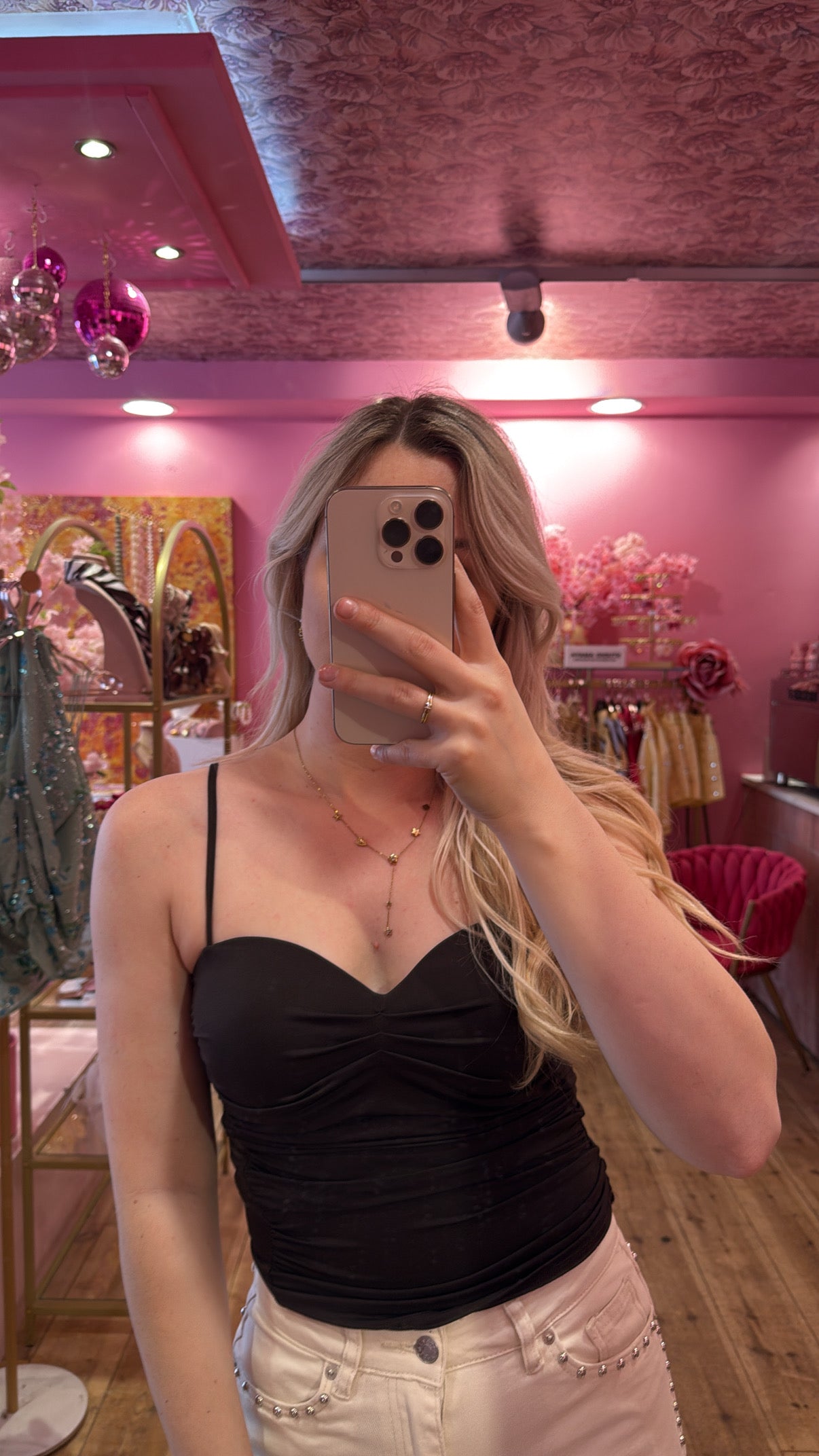Top Gina donkerbruin