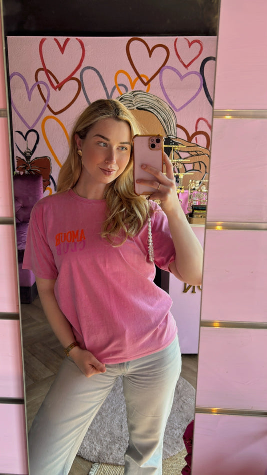 Tshirt Amour Club roze